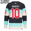 Adidas Maillot de Hockey Seattle Kraken Matty Beniers 2023-24 Bleu Winter Classic Authentic - Enfant